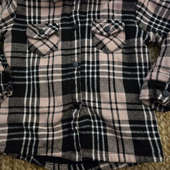 Little Bipsy Flannel Hooded Sweater Fall/‎ Winter Size 18-24months Toddler Boys - Picture 3 of 8